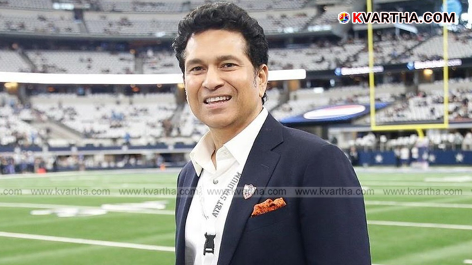 A photo of Indian cricket legend Sachin Tendulkar.