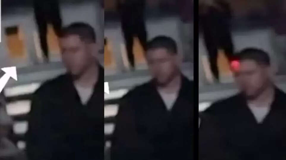 Nick Jonas runs off stage