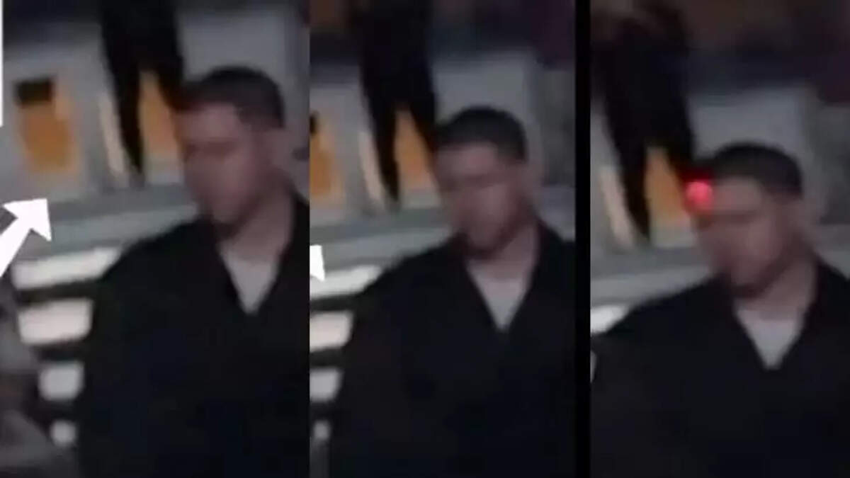 Nick Jonas runs off stage