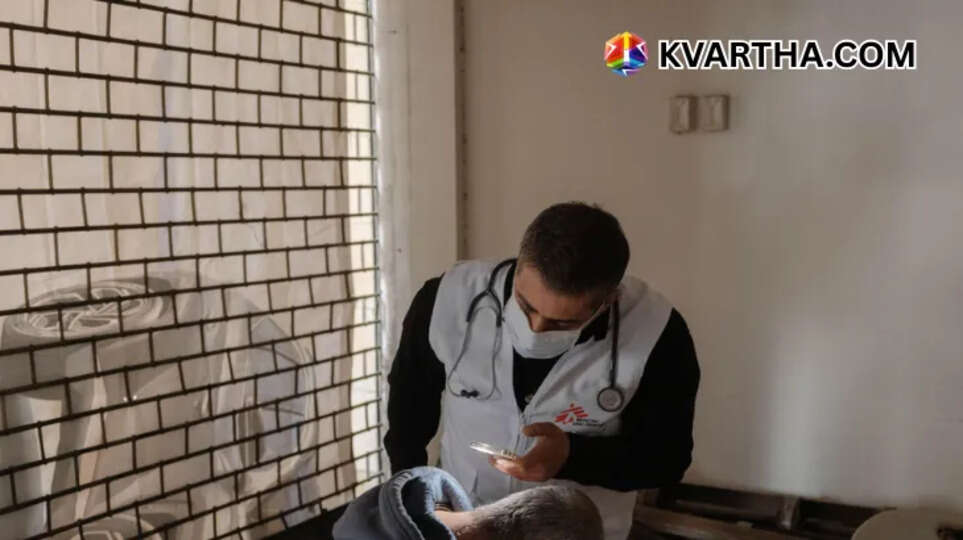 MSF medical camp in war-torn Lebanon