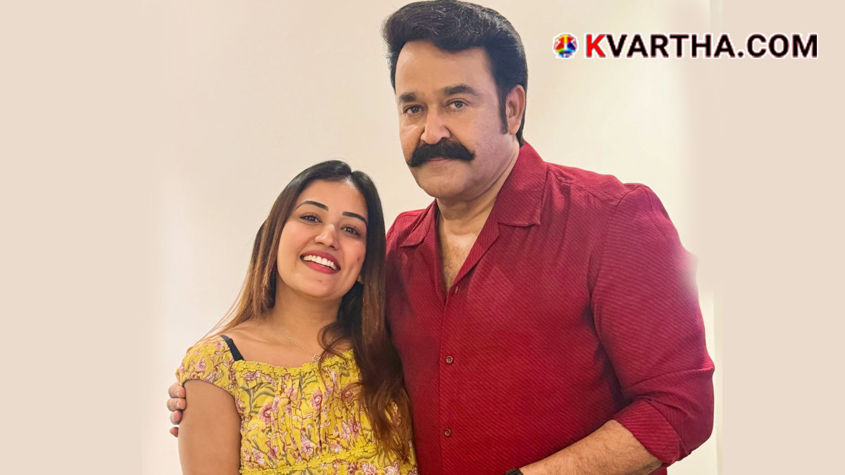  Representational image of Bigg Boss winner Anumol with actor Mohanlal