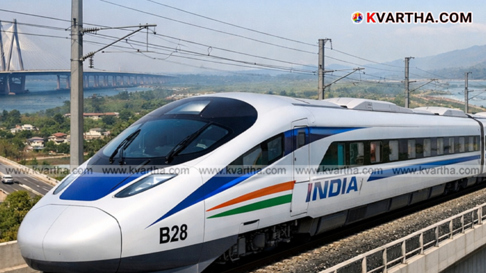 The design of the bullet train that India will develop indigenously.