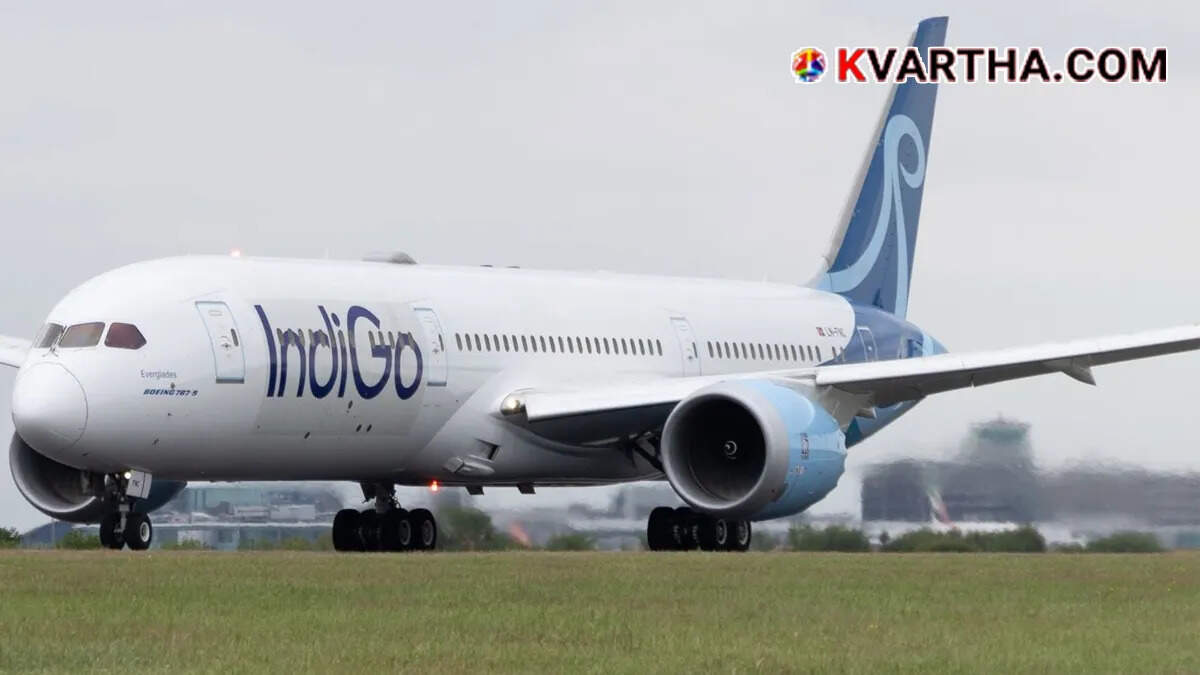 Photo of an IndiGo flight&nbsp;