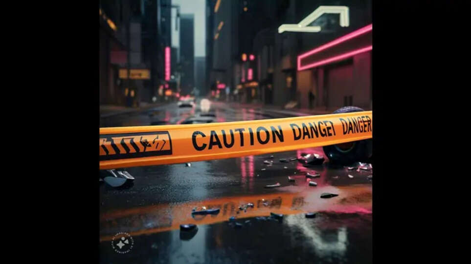 Kadakkal bus and bike accident scene