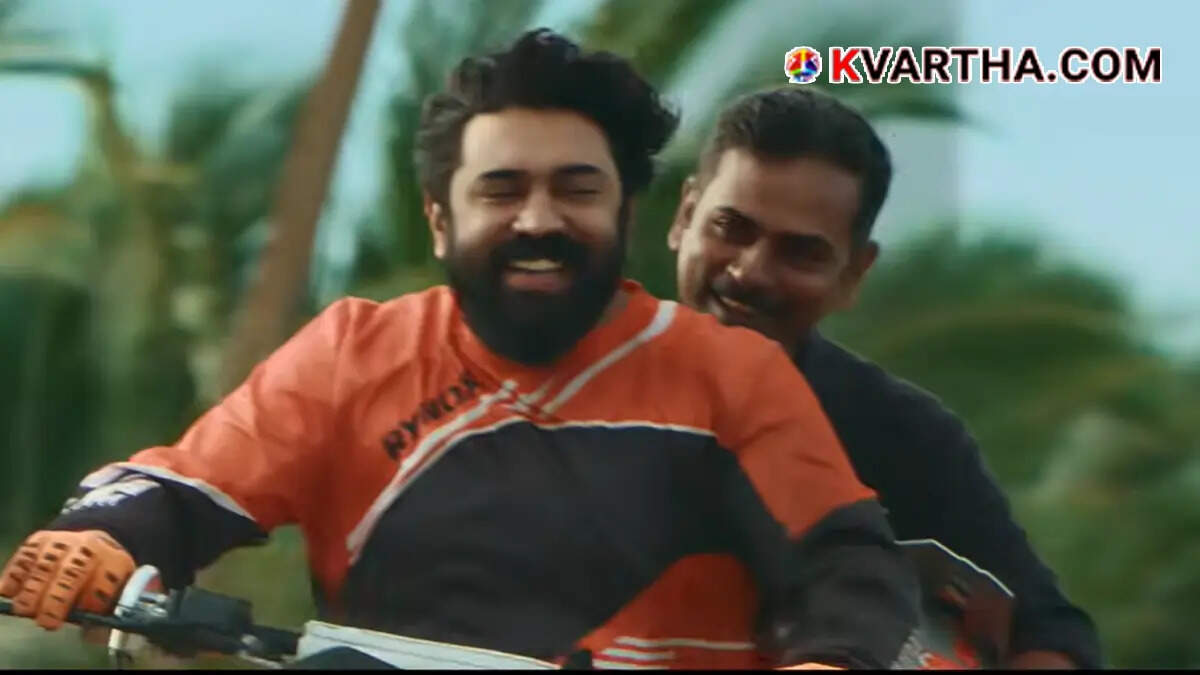 Director Alphonse Puthren and Actor Nivin Pauly in the announcement video