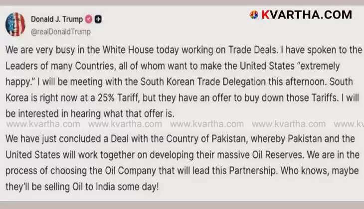 US Signs Oil Deal with Pakistan, Trump Hints at Future Sales to India
