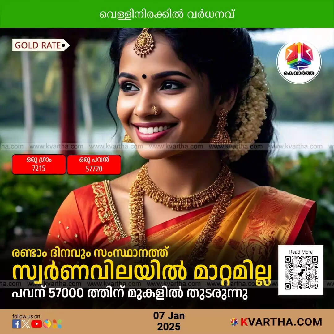 gold price january 07 kerala