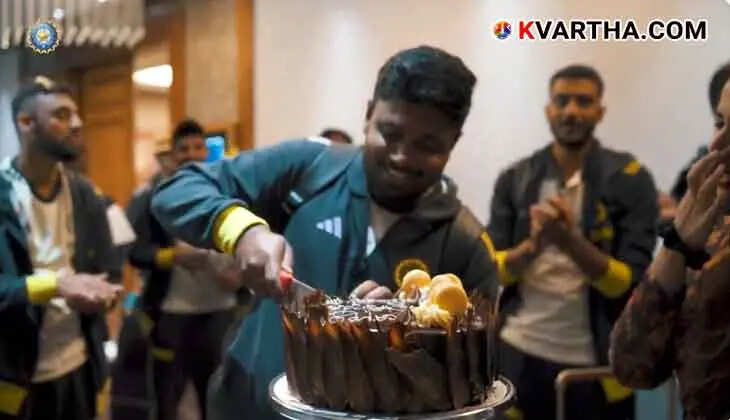 Sanju Samson's 30th Birthday Celebration with Indian Team; Video Shared by BCCI