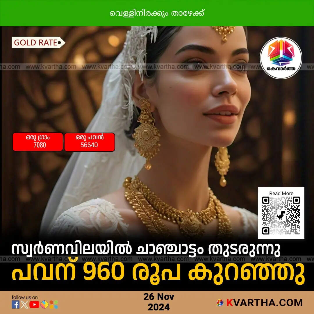 gold price november 26 kerala