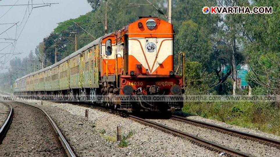 A symbolic view of the special train and the railway station operating from Mangaluru Central to Podanur.