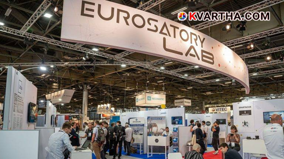  Conceptual image of the Eurosatory defence exhibition in Paris.
