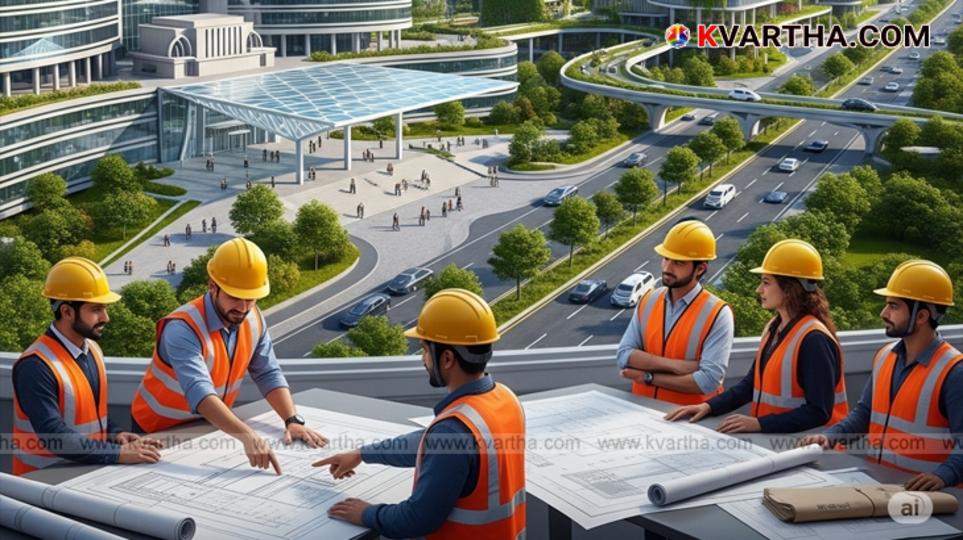 A model of the proposed Judicial City in Kalamassery, Kochi.