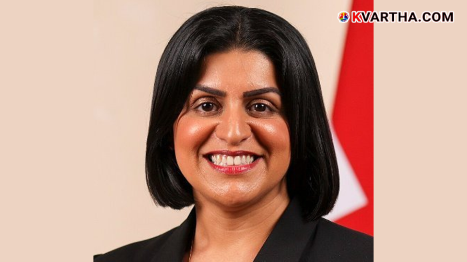 Shabana Mahmood, the British Home Secretary, appearing at a public event.