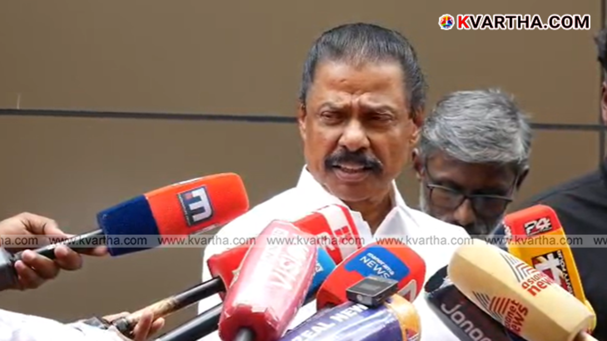 CPM state secretary MV Govindan addressing media in Kannur
