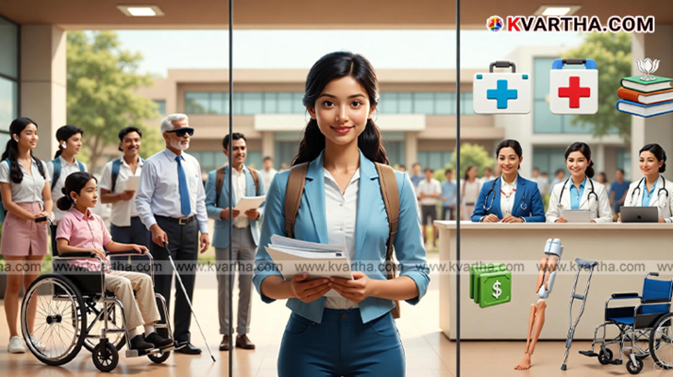 Image representing government schemes and benefits for differently-abled people.