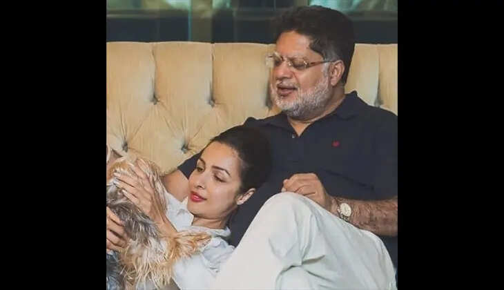 Malaika Arora and Father