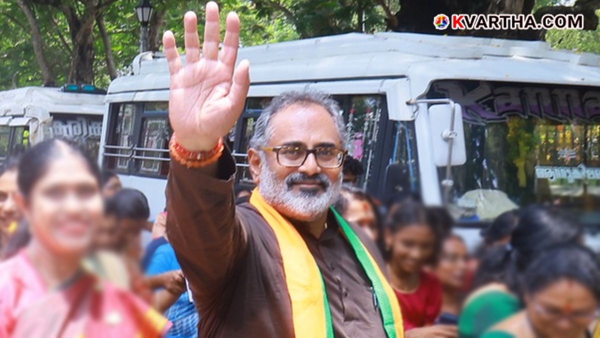 Rajeev Chandrasekhar declaring assets for Nemom assembly election 2026.