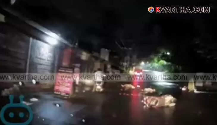 Accident in Balussery: Two Young Men Killed after Tipper Lorry Runs Over Them on Road, CCTV Footage Emerges
