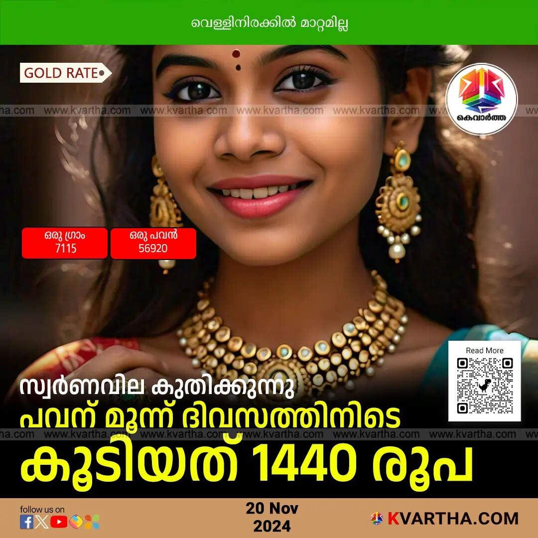 gold price november 20 kerala
