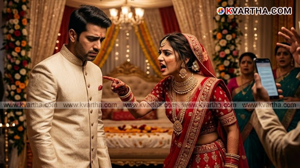 A symbolic scene of the argument and police investigation that ensued after a man demanded money on his first night in Agra.