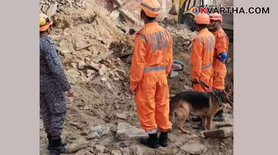 Image depicting ongoing rescue operations at a quarry, symbolizing the Konni quarry accident.