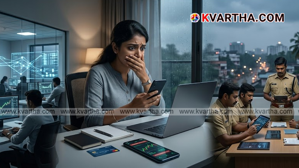 Police conducting an investigation into cyber fraud