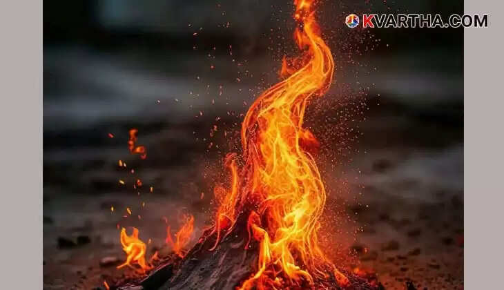 Man sets fire to van outside police station after being arrested
