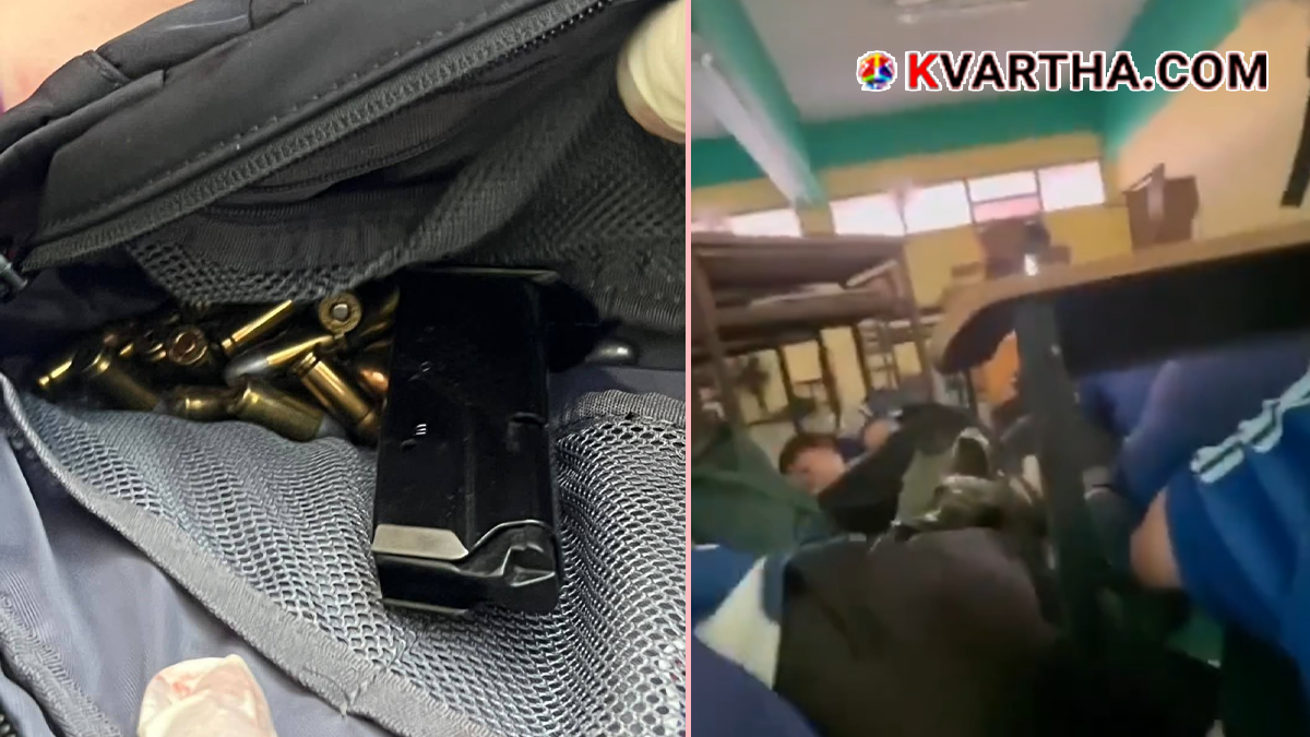 Representational image of a school shooting incident and police response