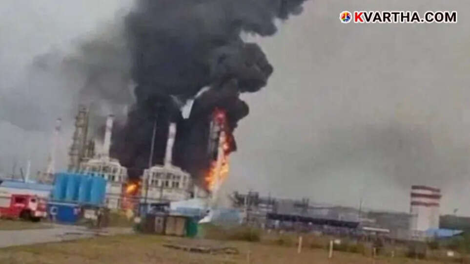 Kursk nuclear plant hit, Fire erupts at Ust-Luga fuel terminal.