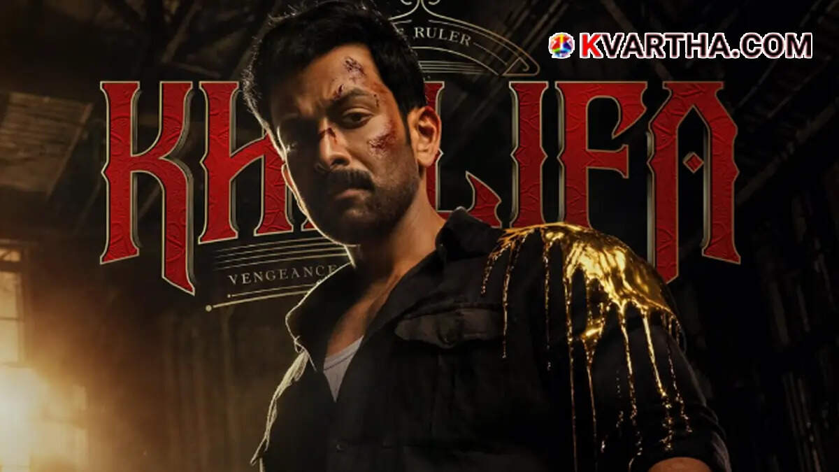 Prithviraj Sukumaran in 'Khalifa' look