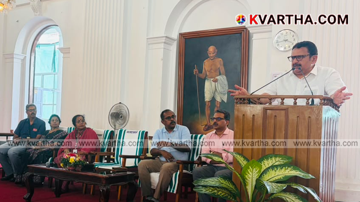 Image representing Health Minister K Muraleedharan addressing the media workshop