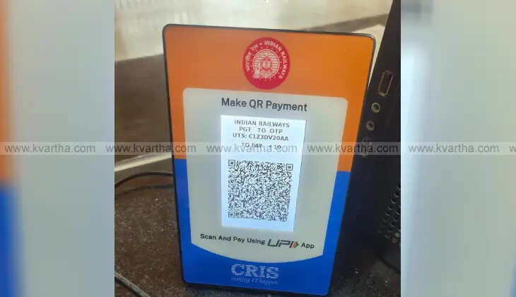 QR Code at Palakkad Railwa Station