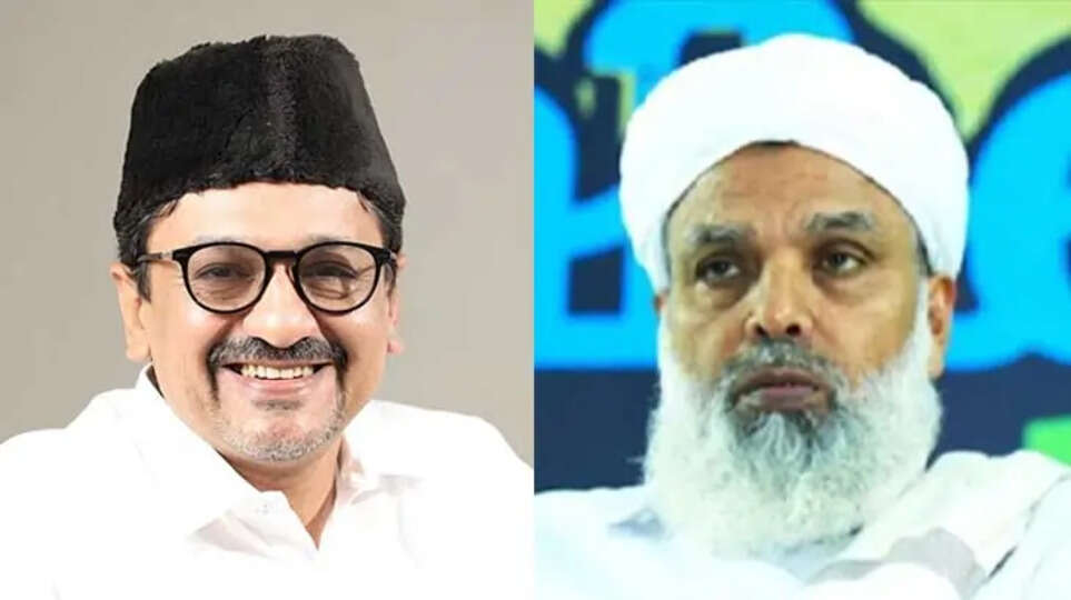 Umar Faizi Mukkam and Panakkad Syed Sadikali Shihab Thangal