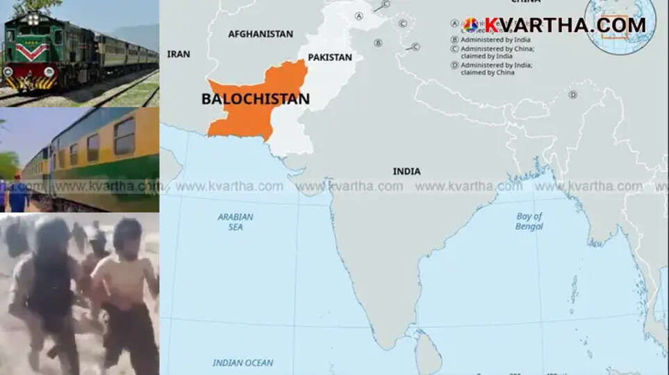 Security forces in Balochistan after train hijacking attack by BLA.