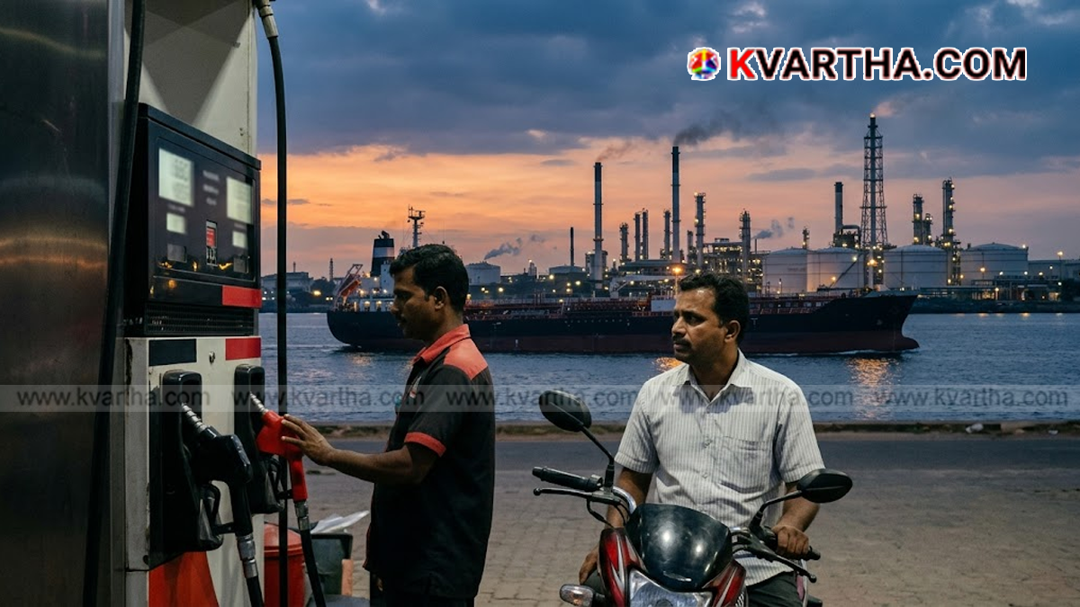 Representational image reflecting global crude oil price hike and fuel retail market in India