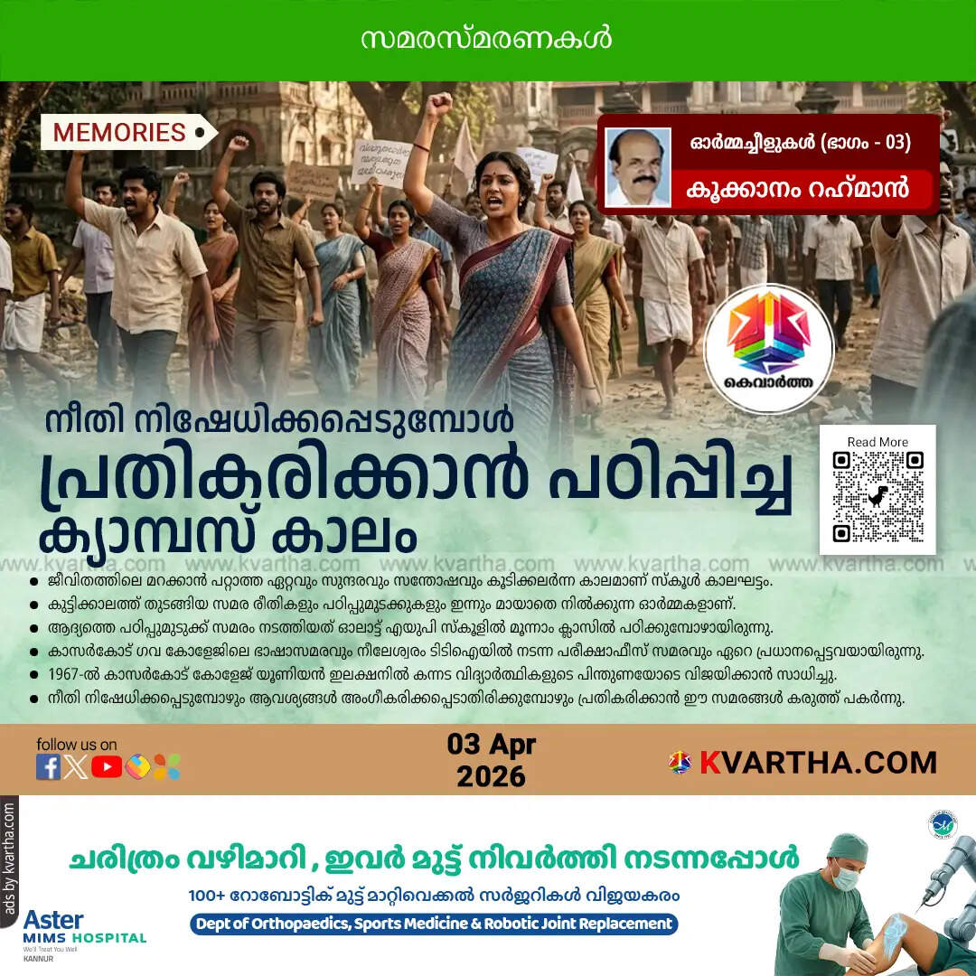 memories of student protests kerala