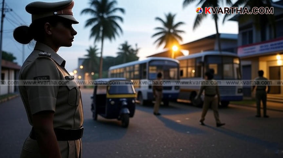 Photo of the arrested bus driver Akshaya.