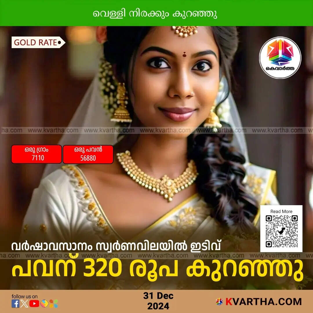 gold price december 31 kerala