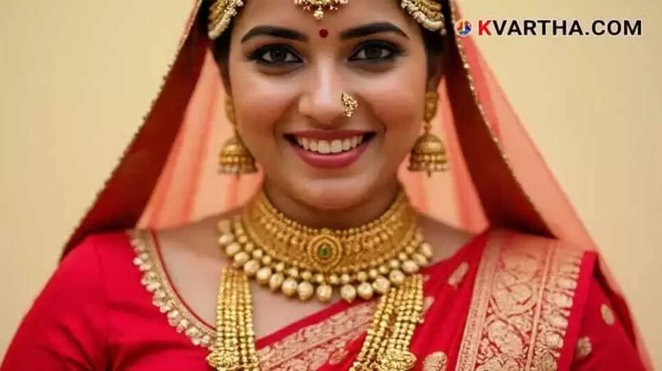 Bride Representing Kerala Gold Price April 20