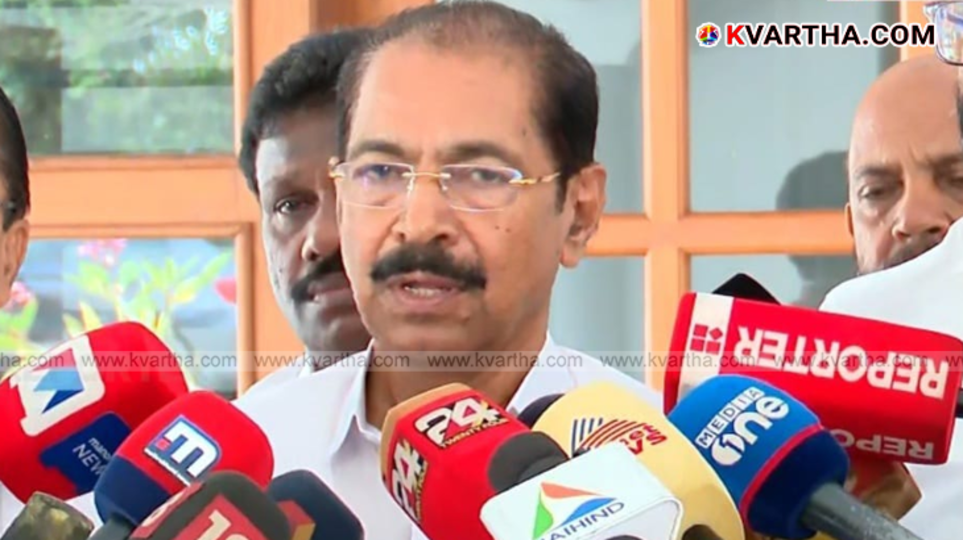 KPCC President Sunny Joseph addressing the media