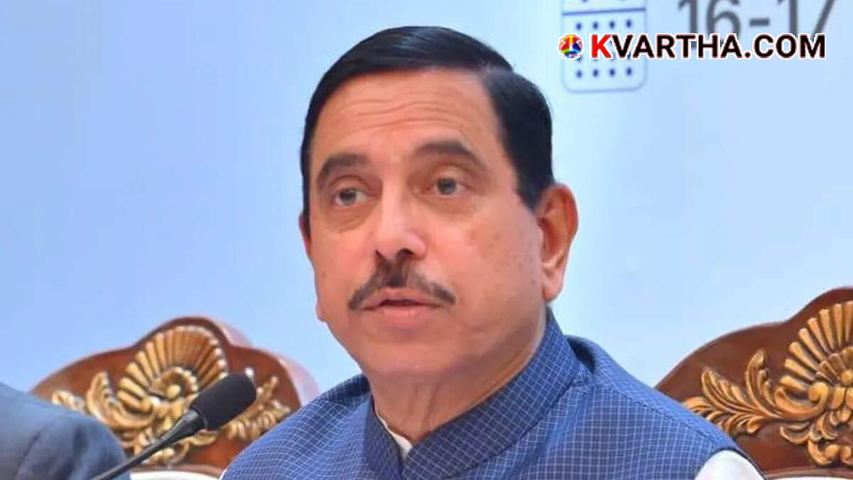  Union Minister Pralhad Joshi taking charge of the Education Ministry