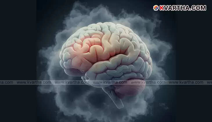 Illustration showing brain fog, cognitive issues