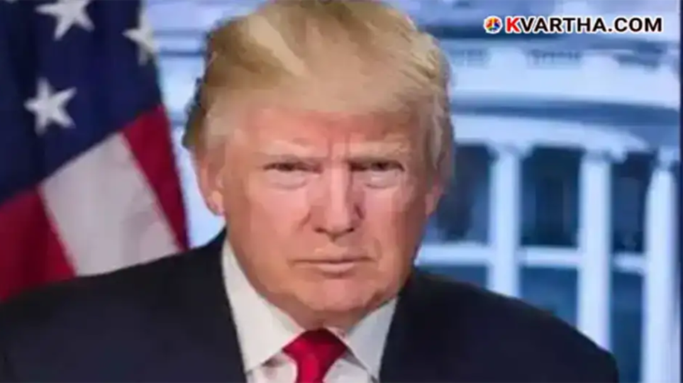 A symbolic image of US President Trump and the peace talks.