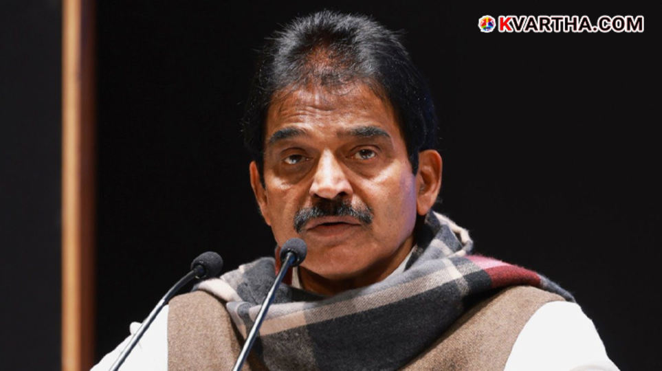 A symbolic scene of KC Venugopal and his election campaign.