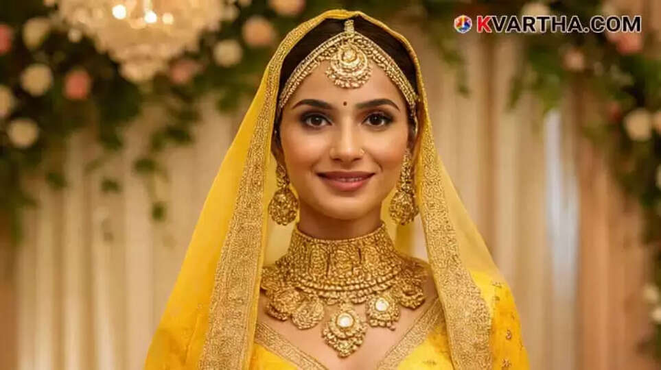Bride Representing Kerala Gold Price October 22