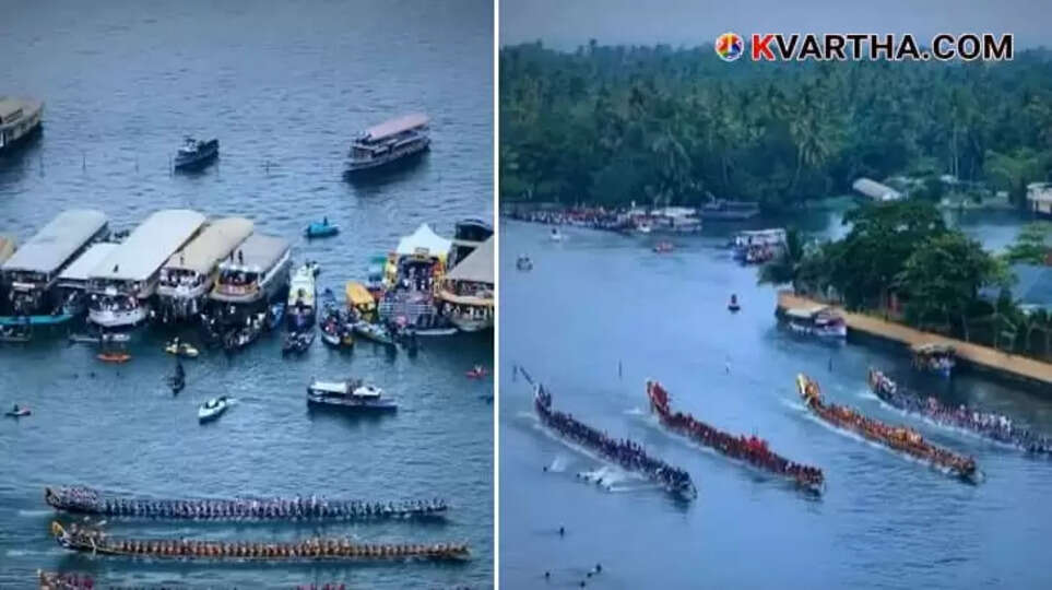 Chundan Vallam En Route to Nehru Trophy Boat Race Stranded in Vembanad Lake, Crew Safe
