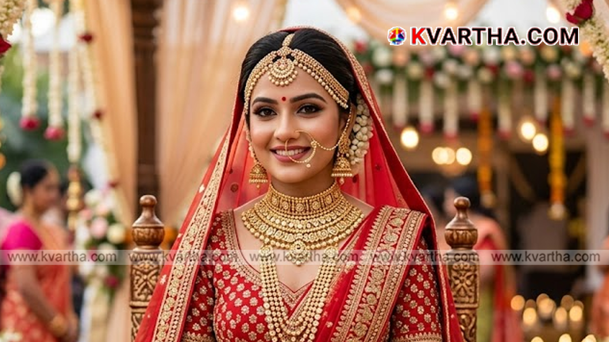 Gold ornaments in a jewelry store