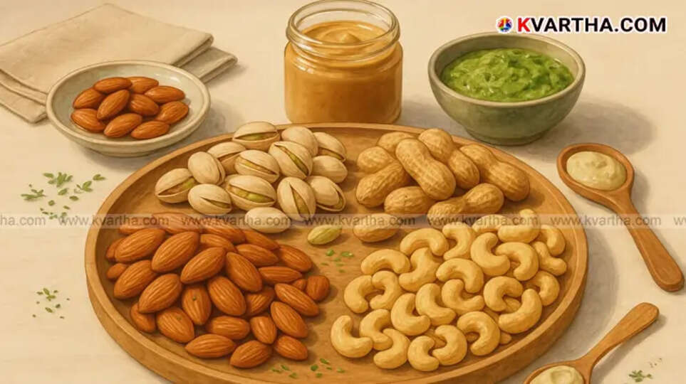 A mix of high protein nuts like almonds, pistachios, and cashews.