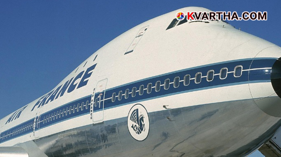 A solemn memorial tribute or symbolic representation honoring the victims of the tragic Air France Flight 447 aviation crash.