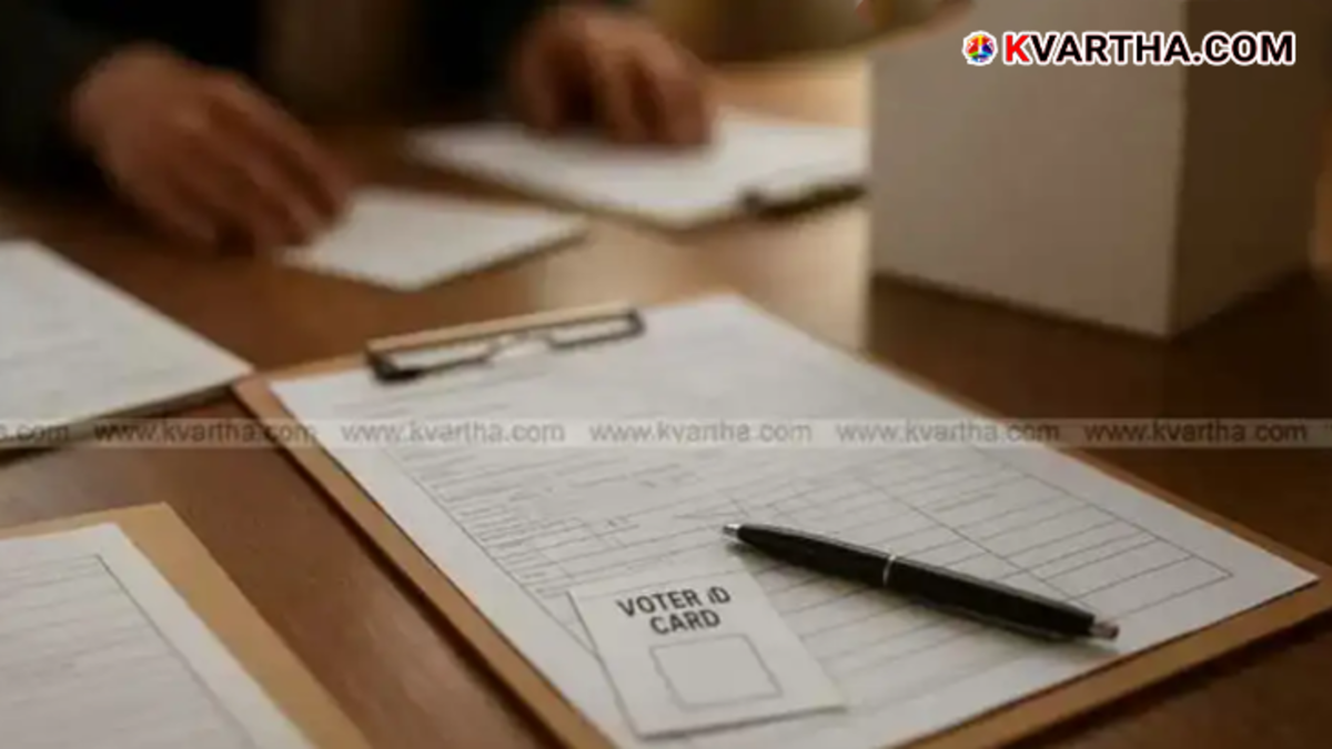 Voter registration process in Kerala government office